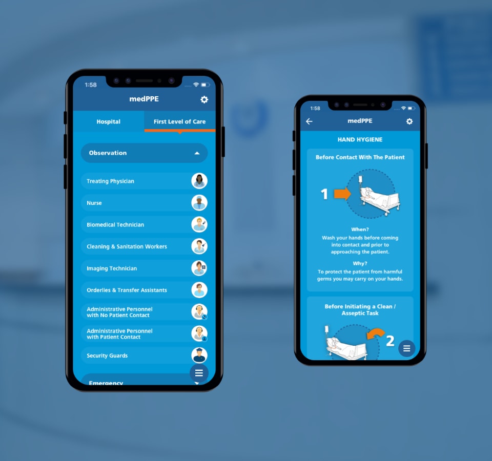 PPE App for Hospitals