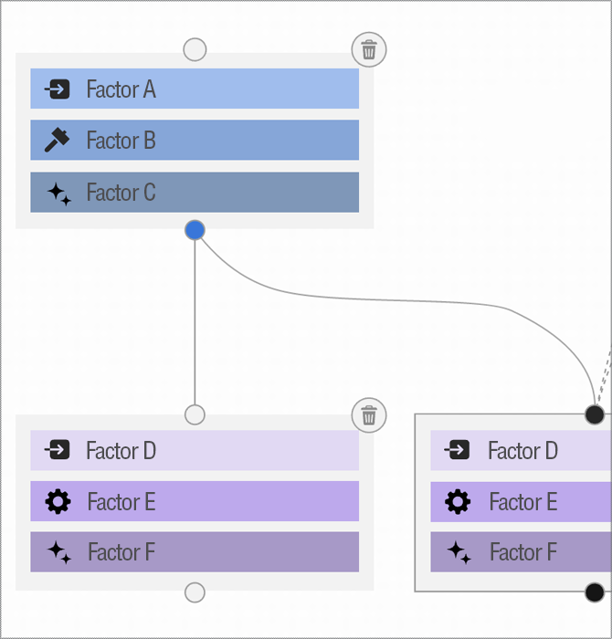 Example of materials design SaaS product design